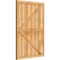 Ekena Millwork Framed Board-n-Batten Shutters w/Z-Bar, Rough Sawn Western Red Cedar, 32 1/4W x 46H, PR RBF06Z32X046RWR - alternate 4